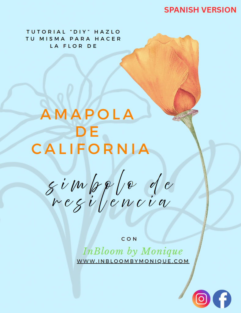 Tutorial Amapola de California "Símbolo of Resiliencia"